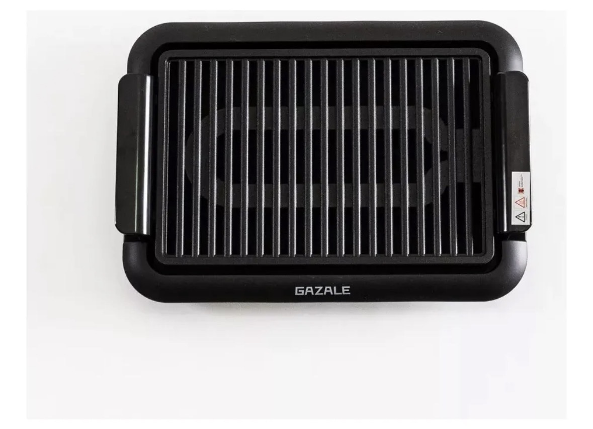 Vista superior de la parrilla Gazale